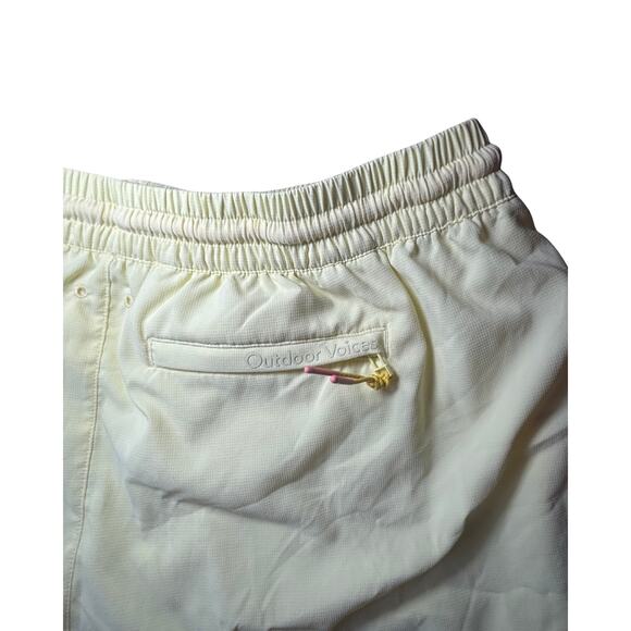 Outdoor Voices SolarCool 3" Shorts M Bright Butter Yellow Lined - Picture 4 of 7